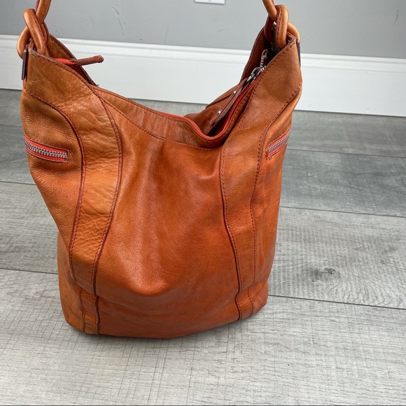 VINTAGE MARZIA Made in Italy GENUINE LEATHER HOBO Bag Purse - Picture 14 of 15